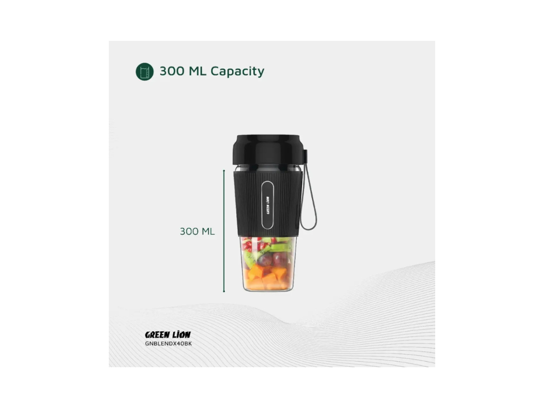 Green Lion G-Blend X Portable Juicer 0.3L 40W - Black Green Lion G-Blend X Portable Juicer 0.3L 40W - Black